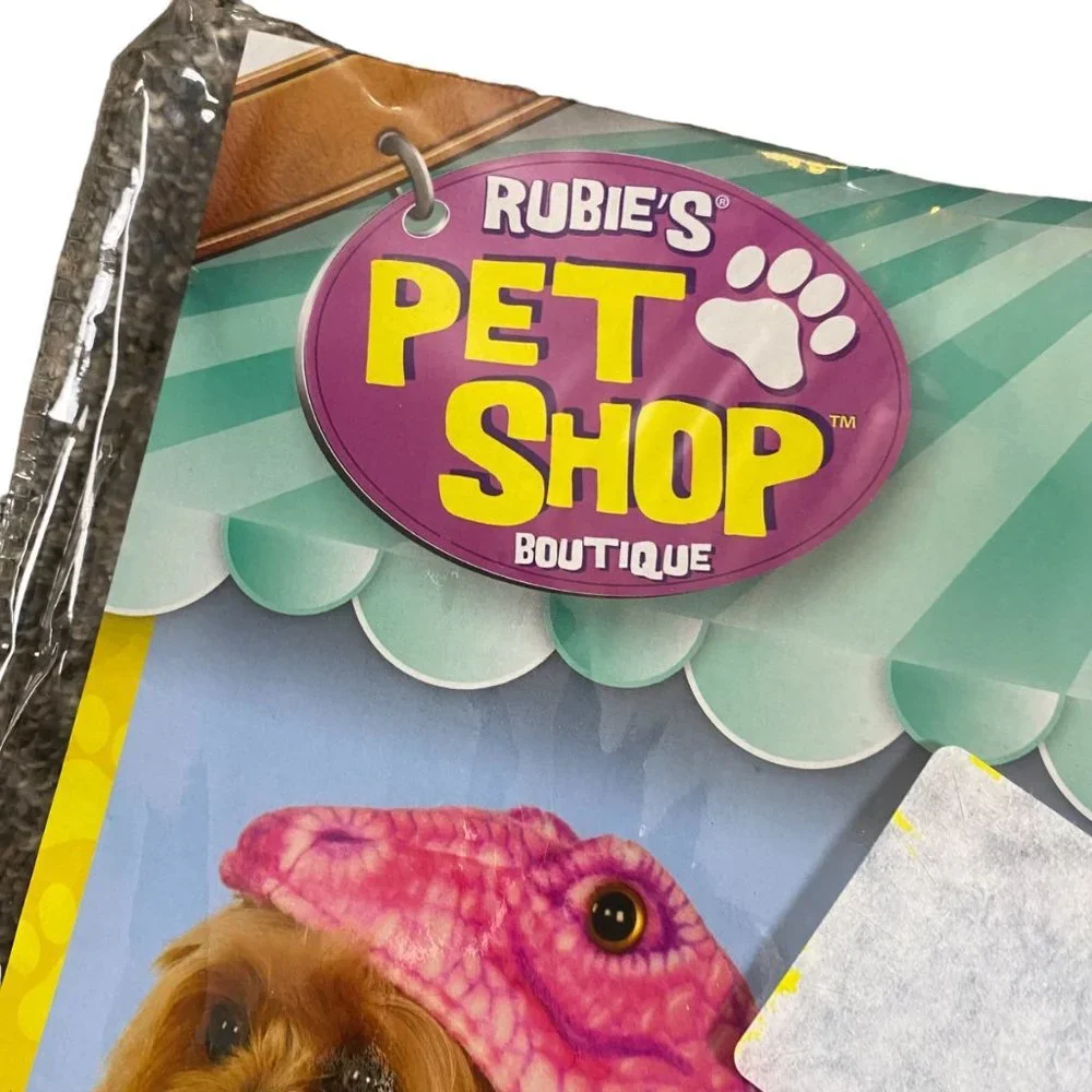 Rubie's Pet Shop Boutique PINK DINO Dinosaur‎ Dog Halloween Costume Size Large